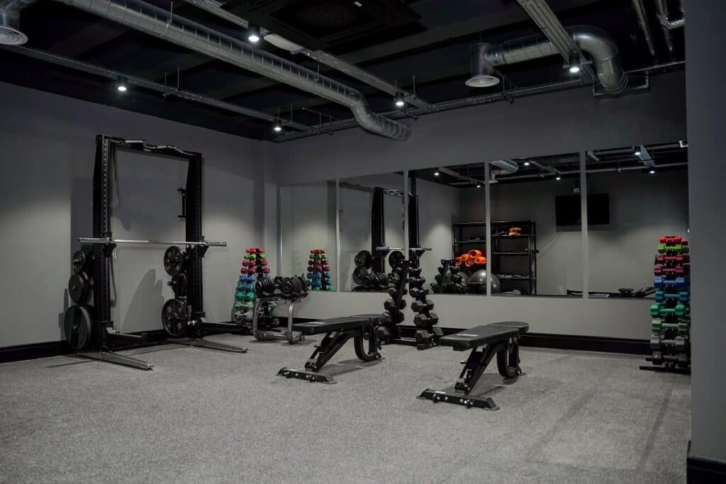 fitness centre in farringdon offices