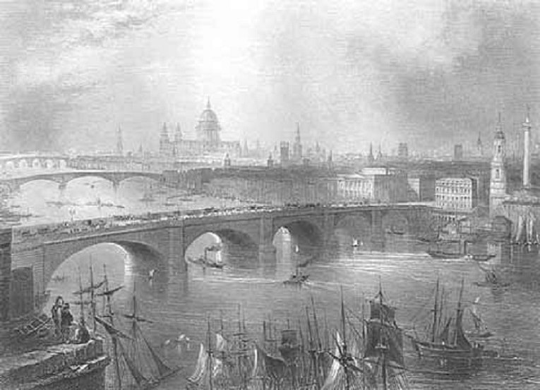 old photo of london bridge