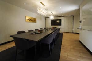 large boardroom at dawson house in tower hill